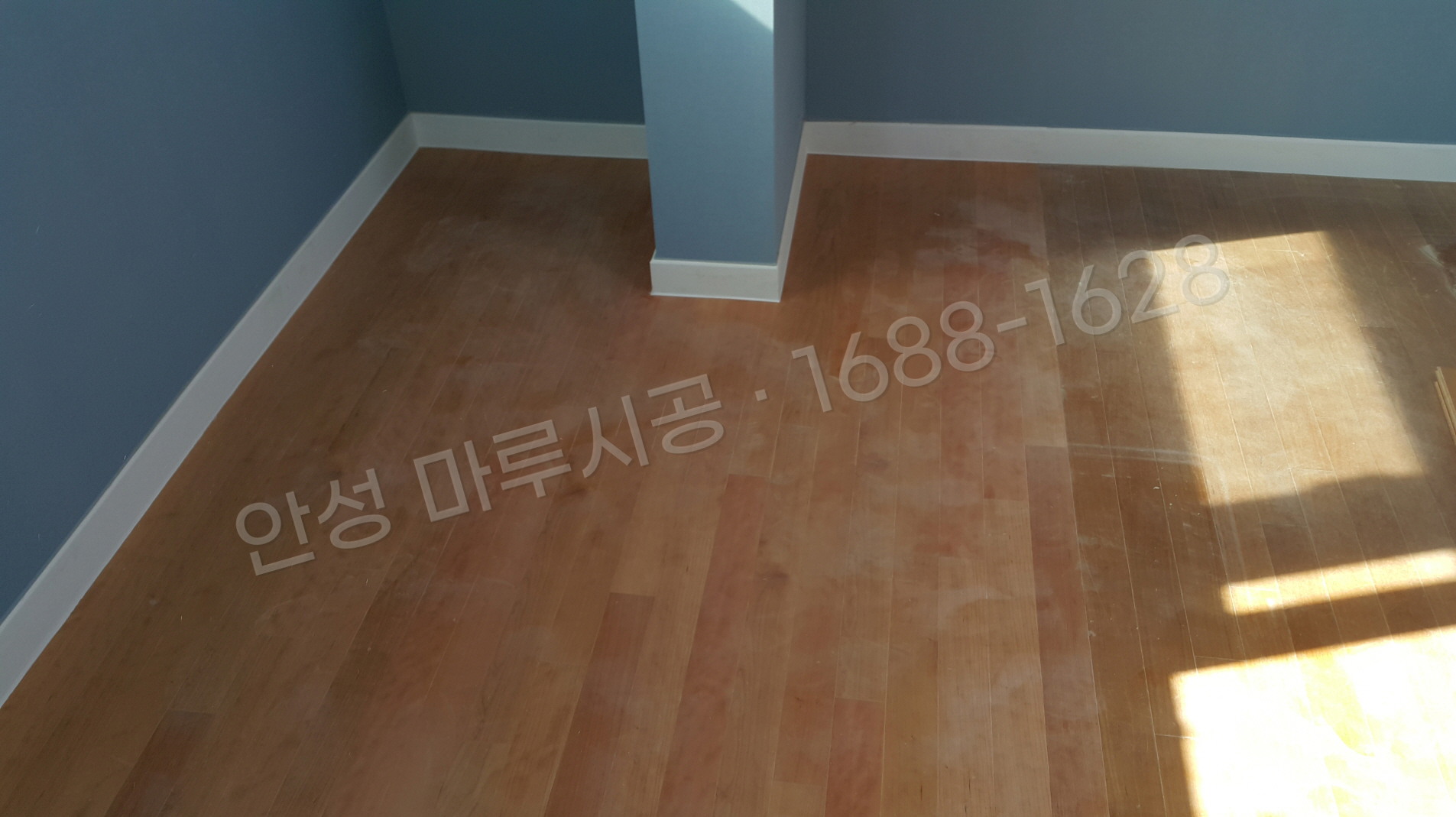 안성 인지동 바닥공사 마루시공업체 강마루 한솔 참마루 클레식체리 시공 후