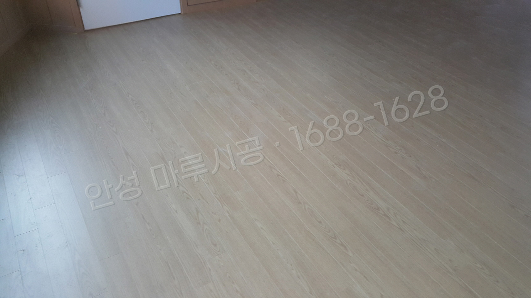 안성 영동 바닥공사 마루시공업체 강마루 한솔 울트라 오크 시공 후
