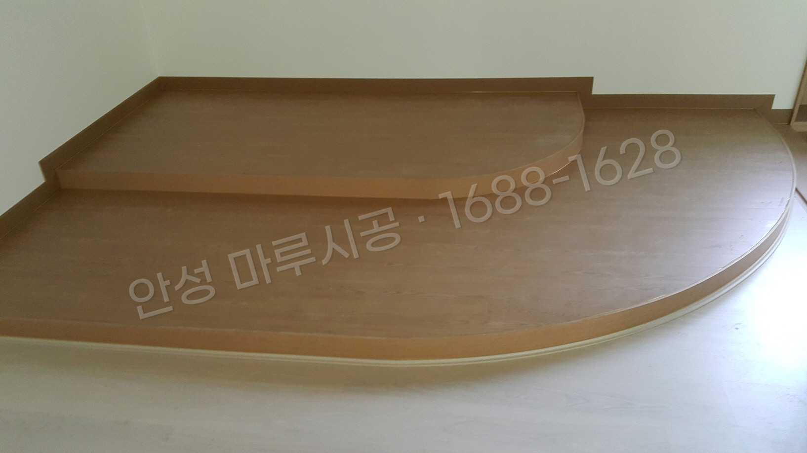 안성 영동 바닥공사 마루시공업체 강마루 한솔 울트라 오크 시공 후